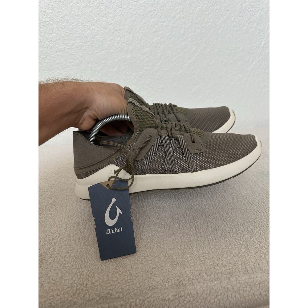 Olukai Holo Men’s Athleisure Shoes Size 9.5 Hunter / Off White - Picture 6 of 7